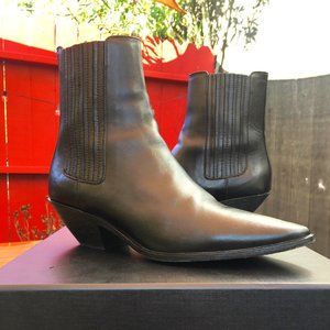 SAINT LAURENT WEST CHELSEA BOOTS IN SMOOTH LEATHER - Size 40.5 (9.5 US)